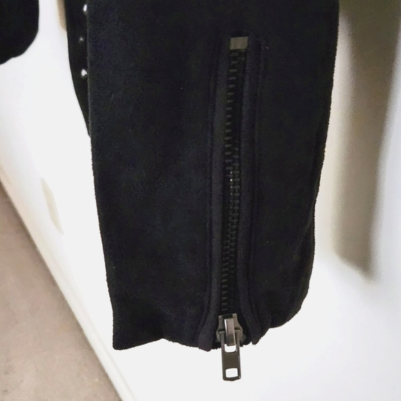 Sans Souci Black Bomber Jacket NWOT - Picture 3 of 4